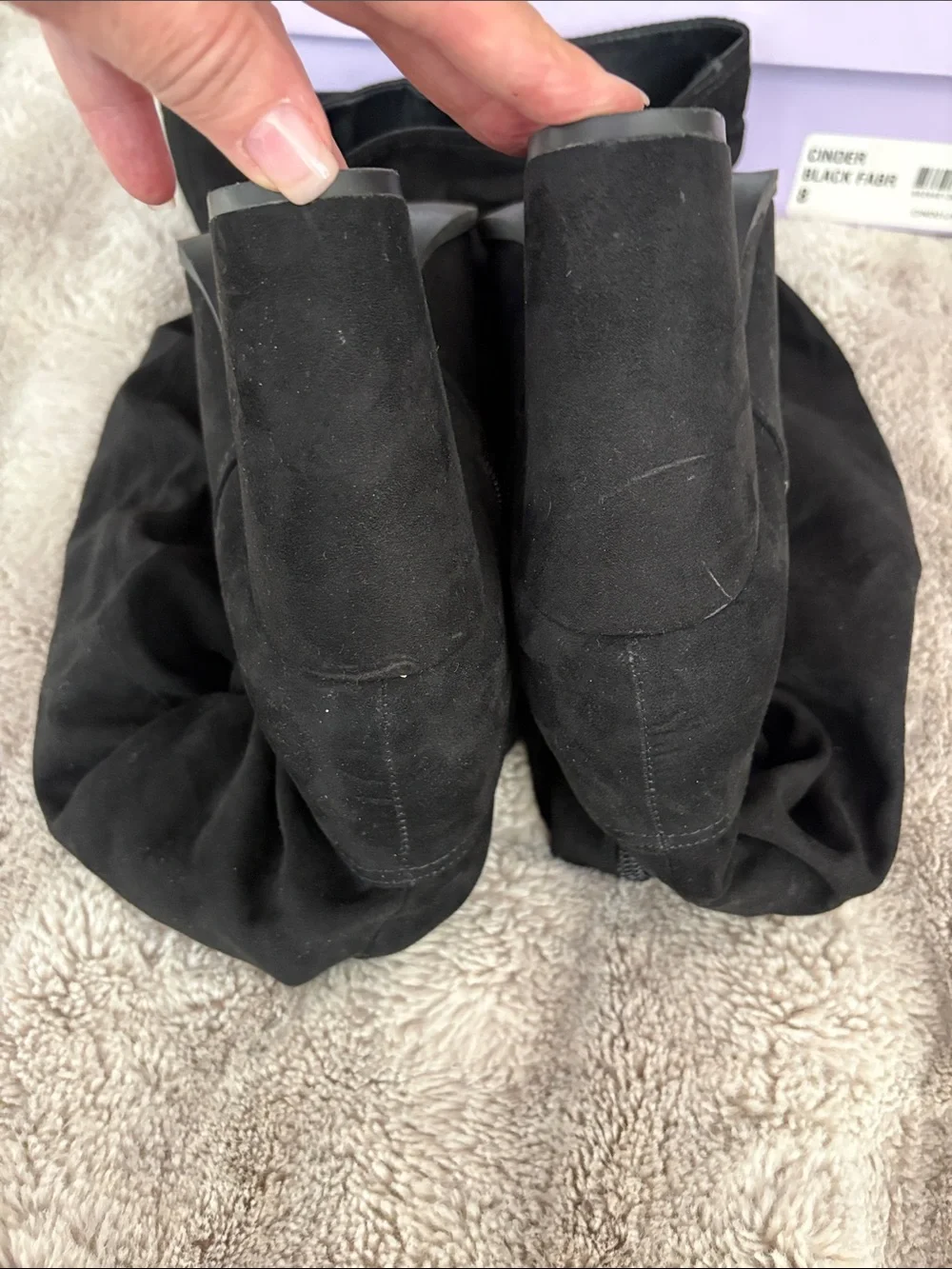 Madden Girl Black Over-the-Knee Slouch boots